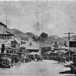 Oatman, Hotel Durlin (stage Depot), Street scene in Oatman Arizona, when gold mining was still active and the camp was jumping with prosperity and excitement adjusted to 500